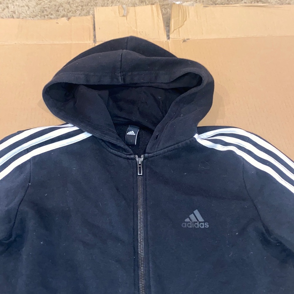 Adidas zip up hoodie - size small/medium